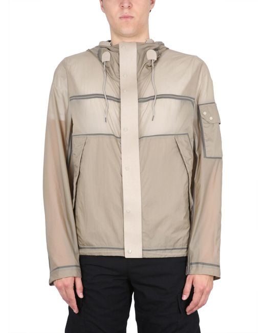 C P Company Natural Solid Hood Jackets for men