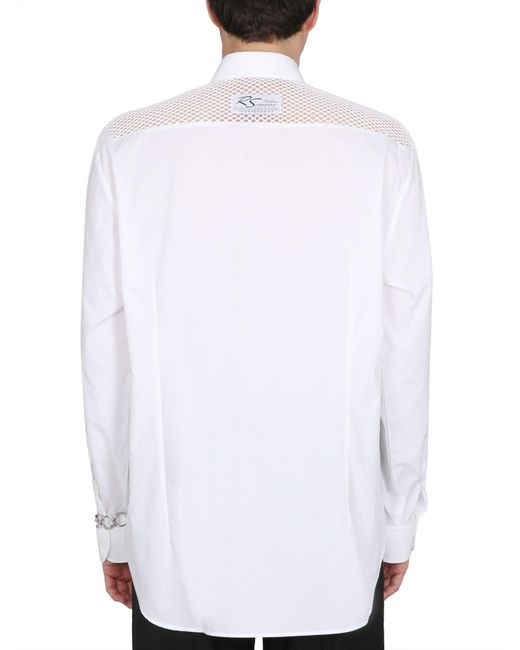 Camicia Classica di Raf Simons in White da Uomo