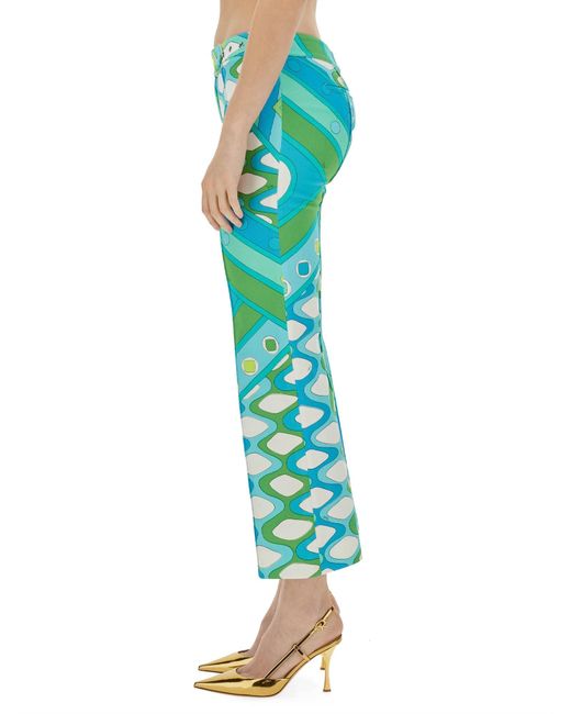 Pantalone di Emilio Pucci in Green