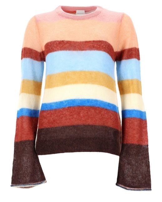 Paul Smith Orange Maglia A Righe