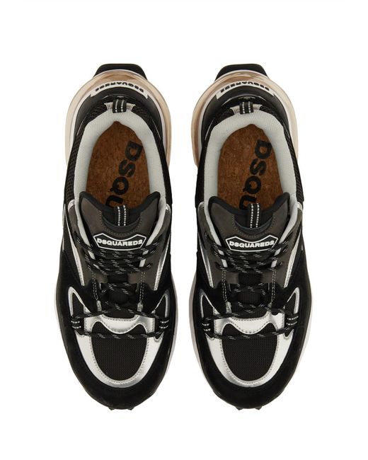 Sneaker "Bubble" di DSquared² in Black da Uomo