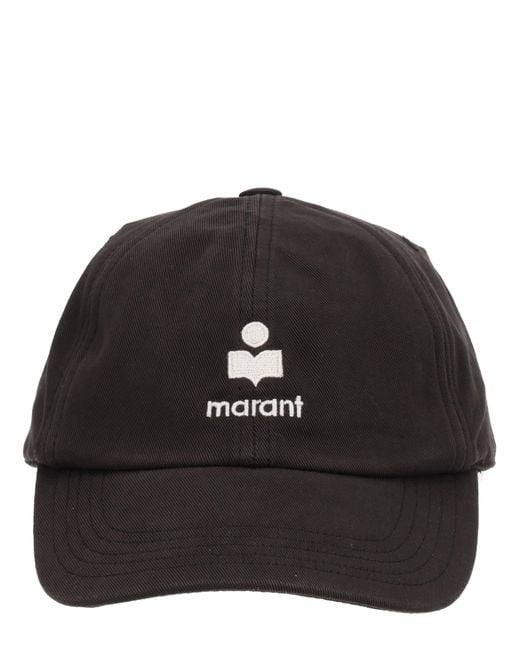 Isabel Marant Black Cappello Da Baseball "Tomas" for men