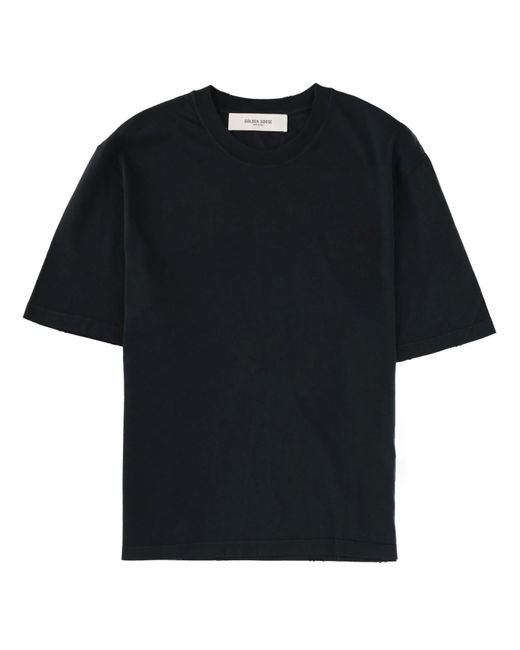 Golden Goose Deluxe Brand Black T-Shirt With Logo