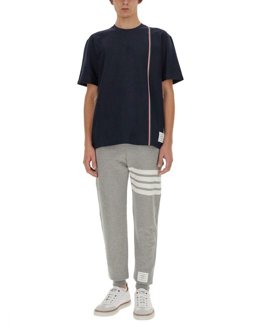 T-Shirt di Thom Browne in Blue da Uomo