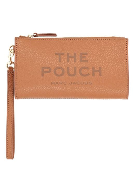 Marc Jacobs Brown Leather Pouch