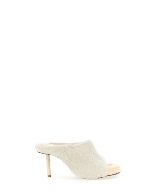 Jacquemus White Cloud Mules