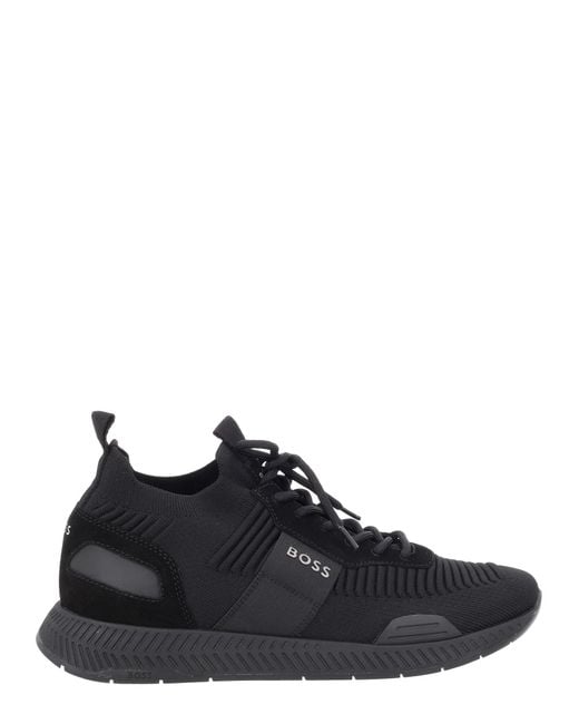 Boss Black Sneaker "Titanium Runn" Con Logo for men
