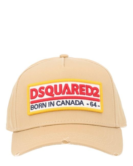 DSquared² Multicolor Dsquared Baseball Hat With Logo Patch for men