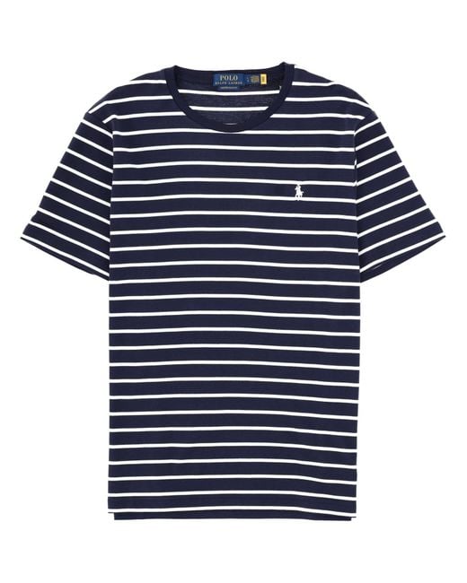 Polo Ralph Lauren Blue Stripes T-Shirt for men