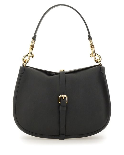 Etro Black Medium "Pony" Bag