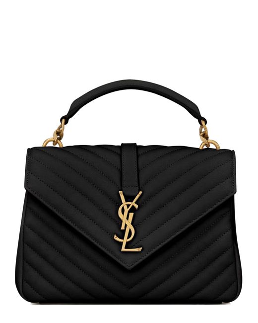 Saint Laurent Black Borsa "College" Medium