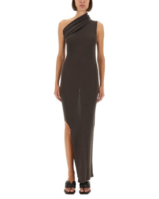Rick Owens Brown Knitted "Athena" Dress