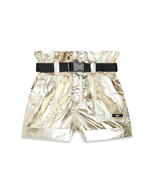 DKNY White Short+Belt
