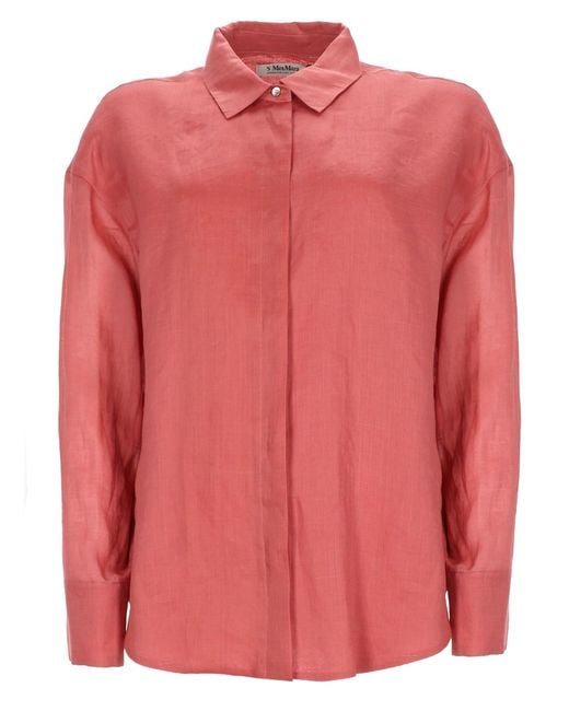 Max Mara Pink Camicia "Abbraccio"