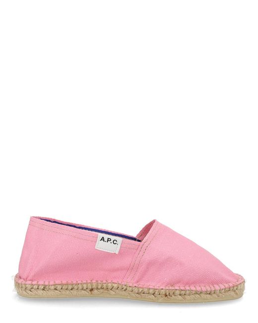 A.P.C. Pink Espadrilla