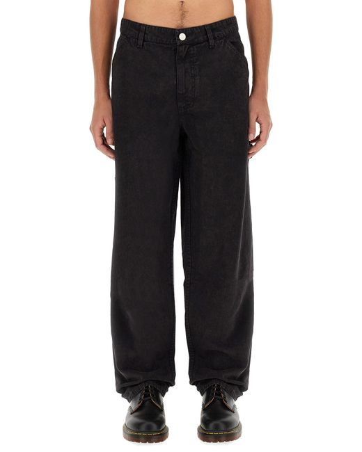 AWAKE NY Black Cotton Jeans for men