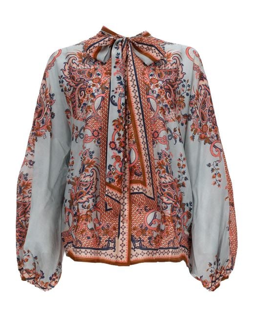 Zimmermann Multicolor Blusa "Aster"