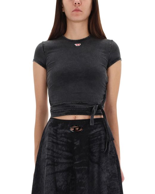 DIESEL Black T-Bunny-Tail-R1 Top
