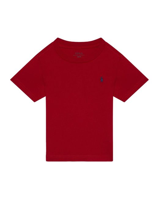 Polo Ralph Lauren Red T-Shirt With Logo