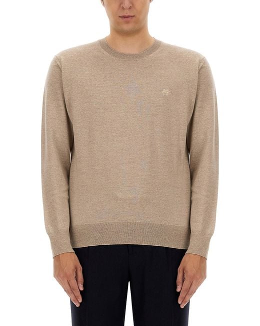 Etro Natural Logo Sweaters for men