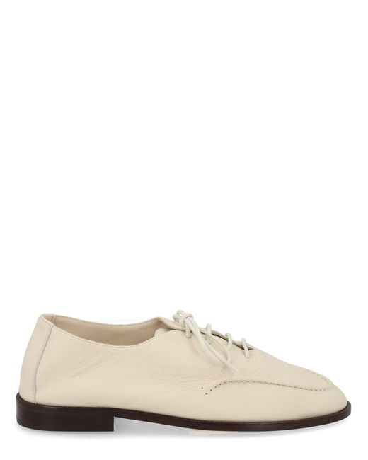 Hereu Natural Solid Lace Ups Shoes