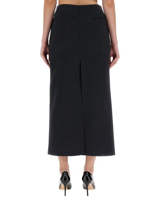 Gonna Lunga Svasata di Philosophy Di Lorenzo Serafini in Black