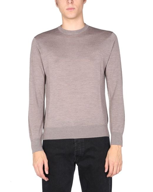 Ballantyne Multicolor Crew Neck Wool Sweater for men