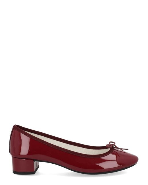 Repetto Red Ballerina "Camille" Con Tacco