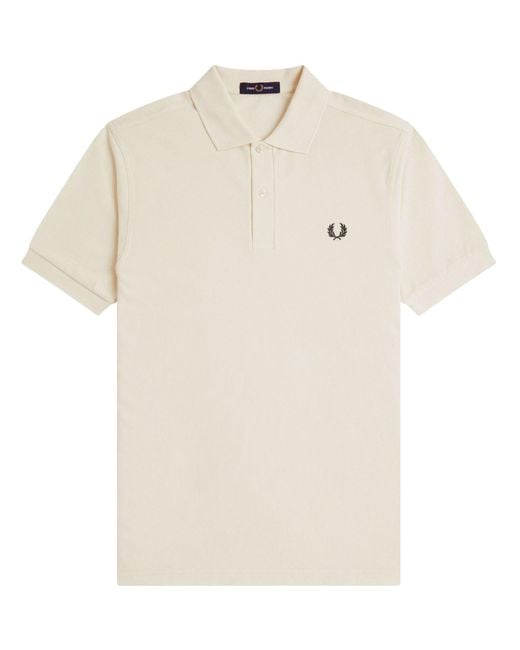 Fred Perry White Polo With Logo for men