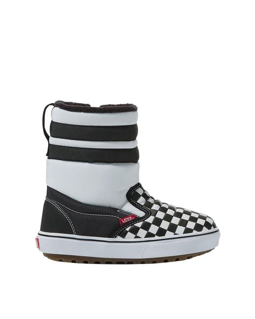 Vans Black "Checkboard" Snow Boots