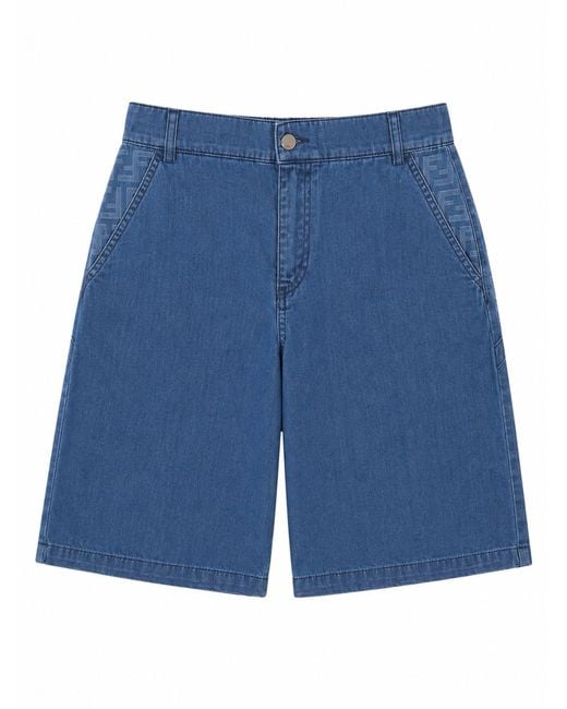 Fendi Blue Bermuda