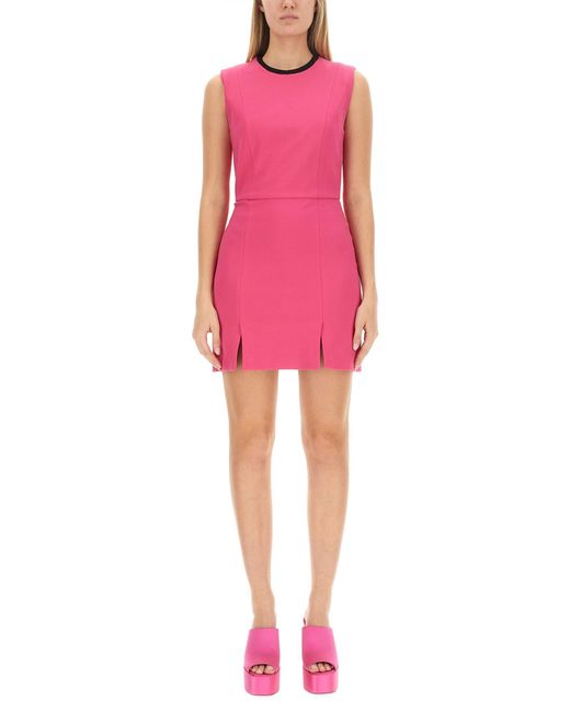 Abito Mini Cut Out di MSGM in Pink