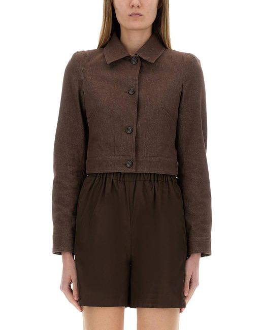 Max Mara Brown "Carp" Jacket Cotton