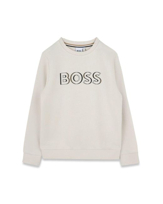 Boss White Sweatshirt