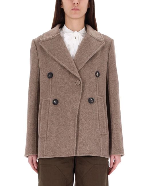Tory Burch Brown Wide Twill Jacket