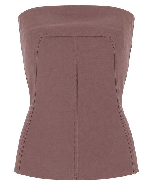 Rick Owens Purple Top Bustier
