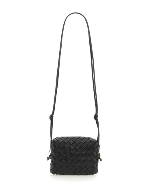 Bottega Veneta White Camera Bag "Loop" Mini