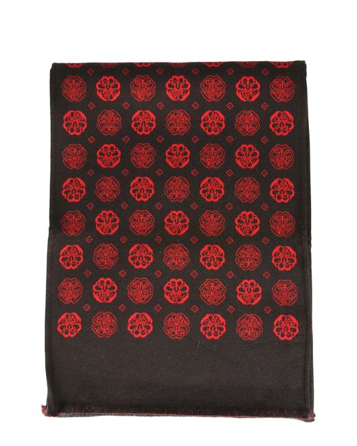 Sciarpa di McQueen in Red da Uomo