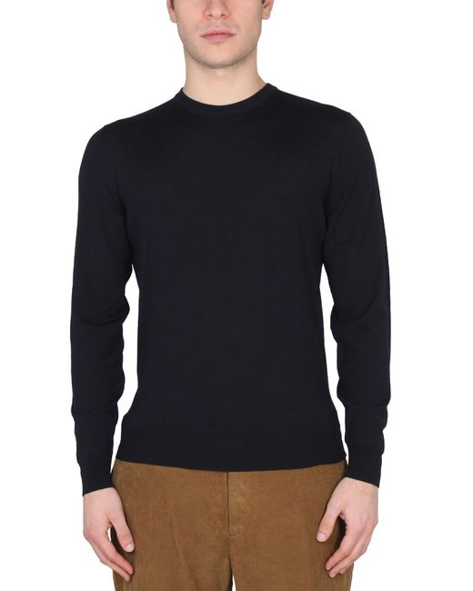 Drumohr Black Wool Jersey. for men