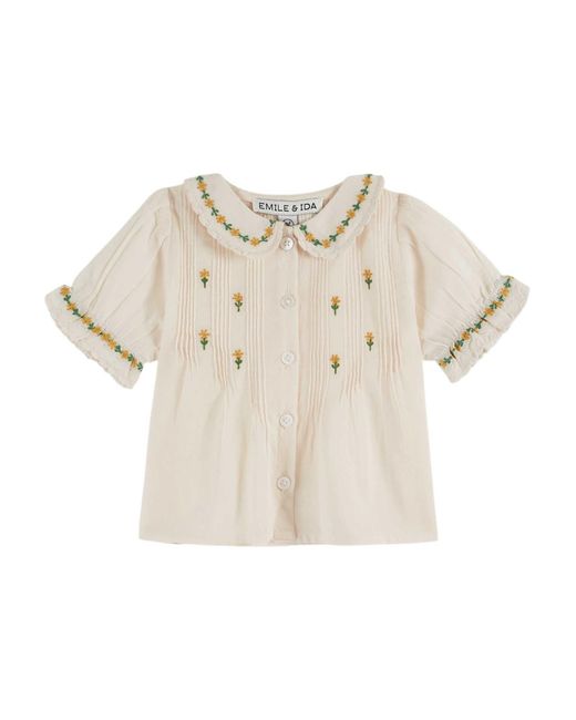 Emile Et Ida Natural Blouse Brodee