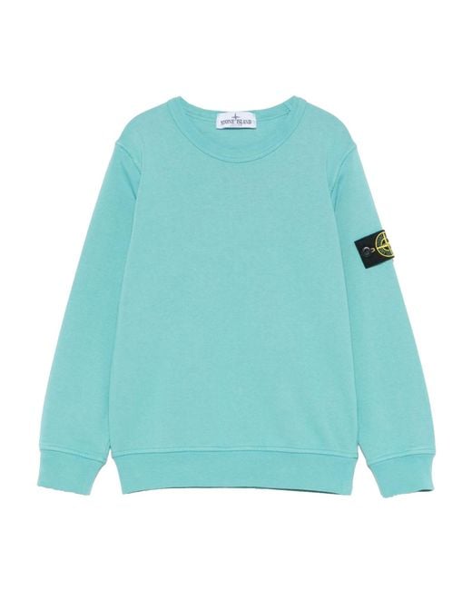 Stone Island Blue Sweatshirt