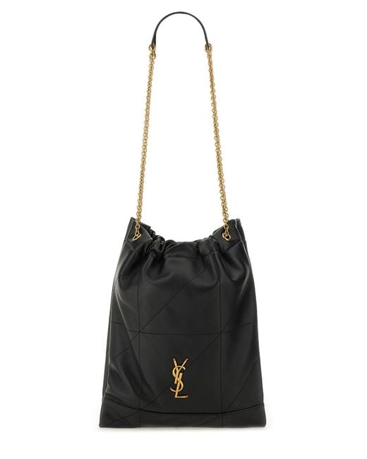 Saint Laurent Black Ysl Bo Jamie Pochon 7_Agneau P
