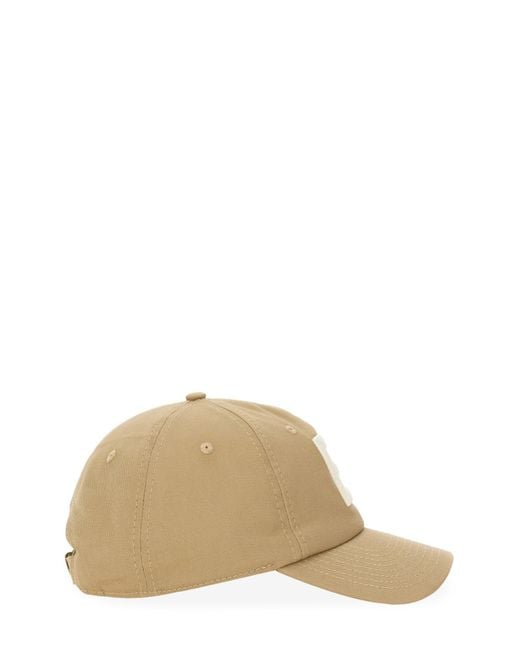 Baseball Hat With Logo-Uomo di Bally in Natural da Uomo