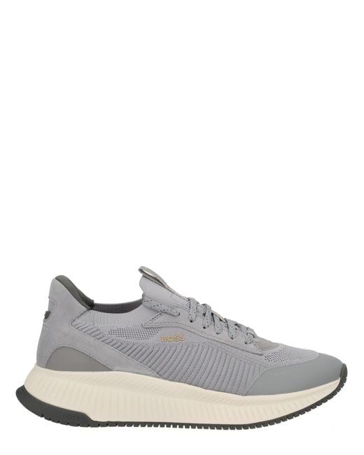 Boss White Evo Laced Sneakers for men