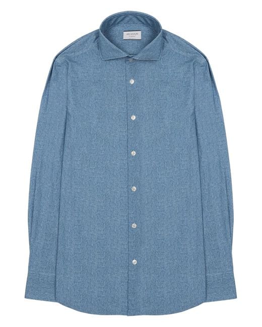 ARCHIVIUM BE UPDATED Blue Camicia for men