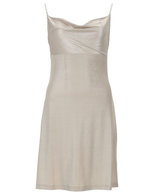 Versace Jeans Couture Gray Mini Abito