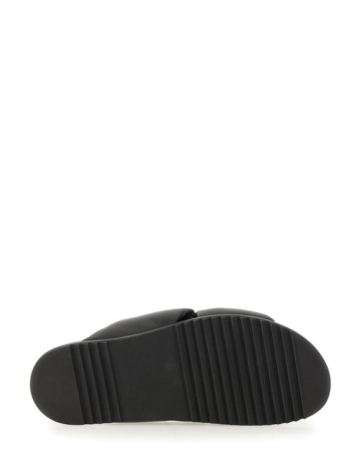 Sandalo Slide di Rick Owens in Black da Uomo