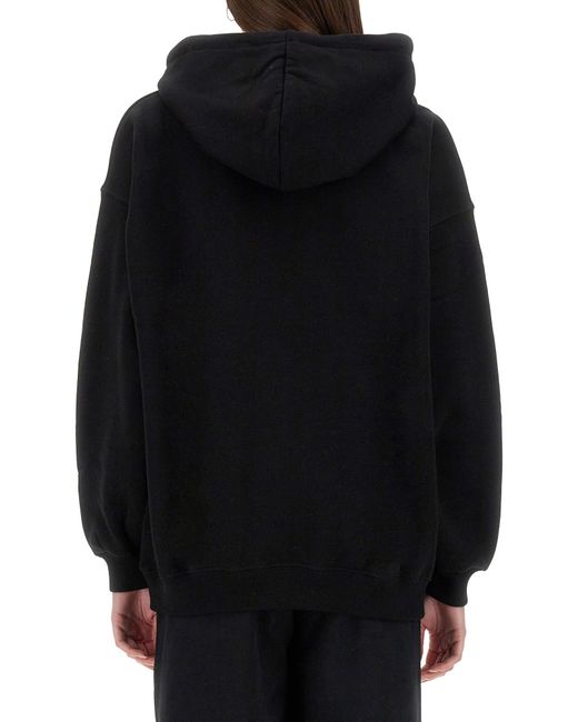 Felpa Con Cappuccio di ROTATE BIRGER CHRISTENSEN in Black