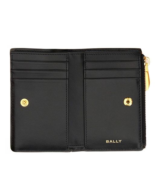 Portafoglio "Code" di Bally in Black