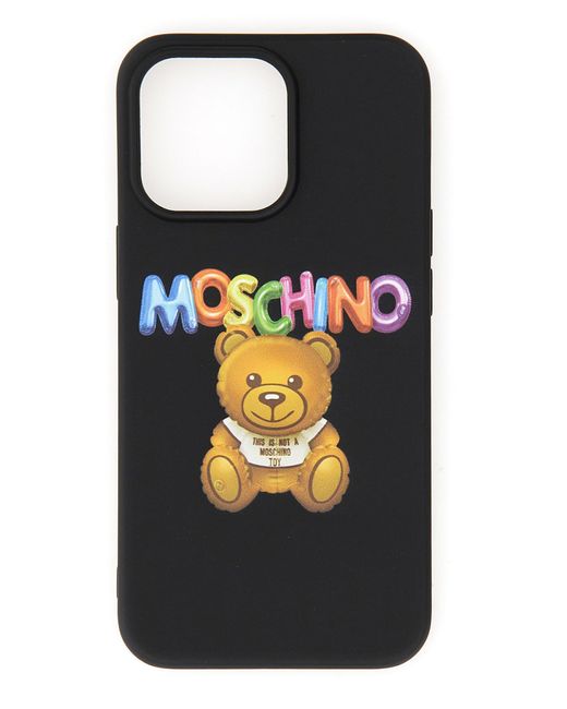 Moschino Case For Iphone 13 Pro in Black Lyst